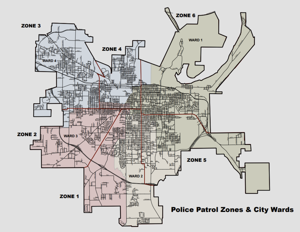 Patrol zones