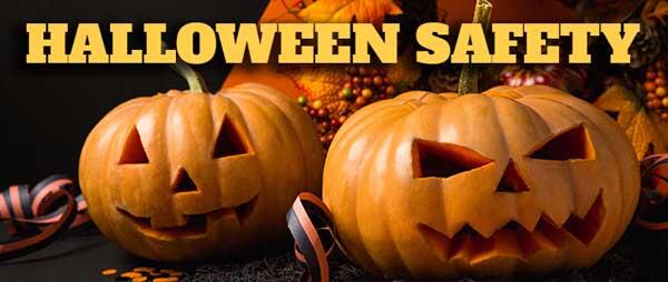 Halloween Safety with jack o lanterns