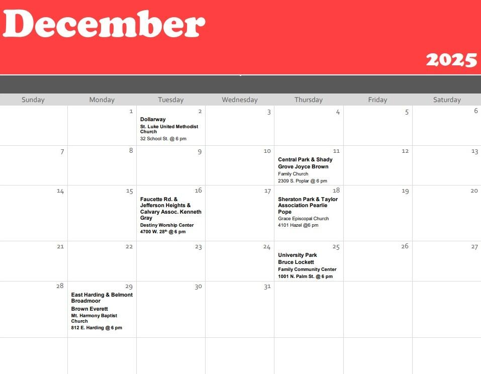 Dec. NHW Calendar